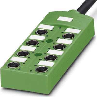 Phoenix Contact Sensore Attuatore Box M12 SPEEDCON, Cavo + Spina elettrica, Verde