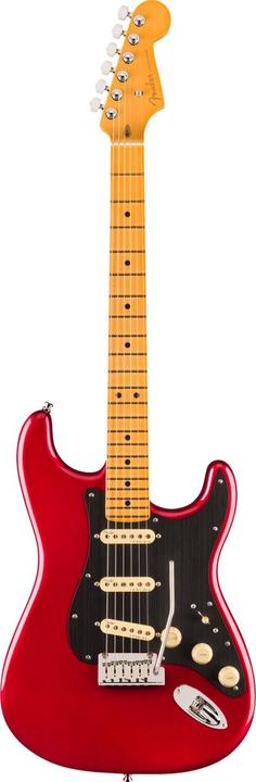 Image du produit Fender American Ultra II Stratocaster, Sinister Red MN (Guitare électrique, Corps en aulne, Manche en érable, Touche en érable)