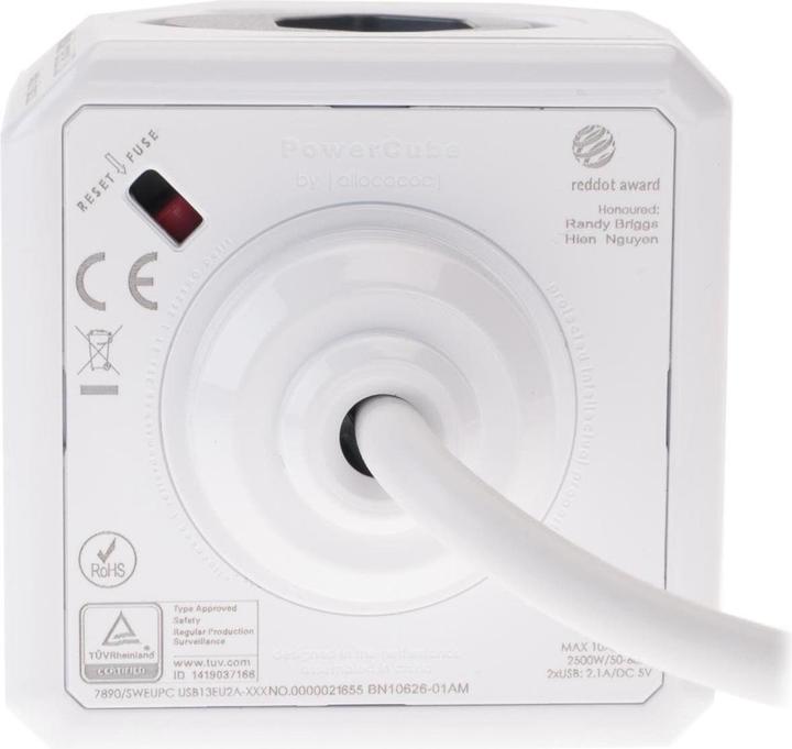 Image du produit Allocacoc PowerCube Extended USB S+ Extended USB (4x, Type 13, USB-A, 1.50 m)