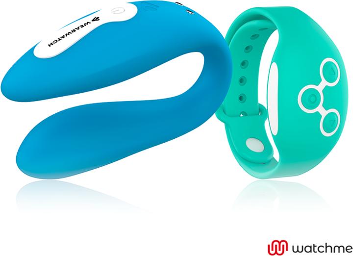 Actual product image Wearwatch Dual Pleasure Wireless Technology Watchme Indigo / Aquamarine