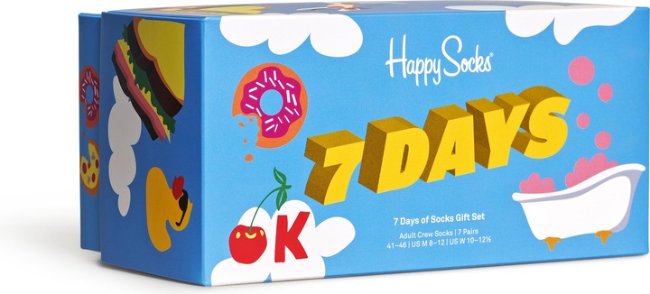 Image du produit Happy Socks Chaussettes décontractées et confortables (paquet de 7, 36 - 40)