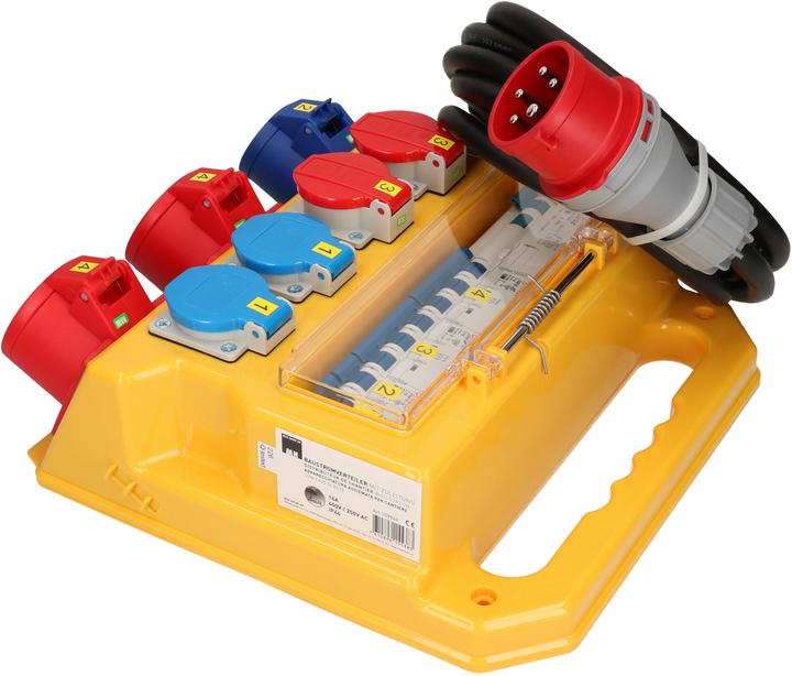 Actual product image Max Hauri Building site power distribution (CEE 7/3, CEE 16/3, CEE 16/5)