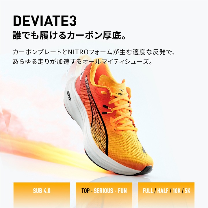 Actual product image Puma Deviate NITRO 3 FADE (40.5)