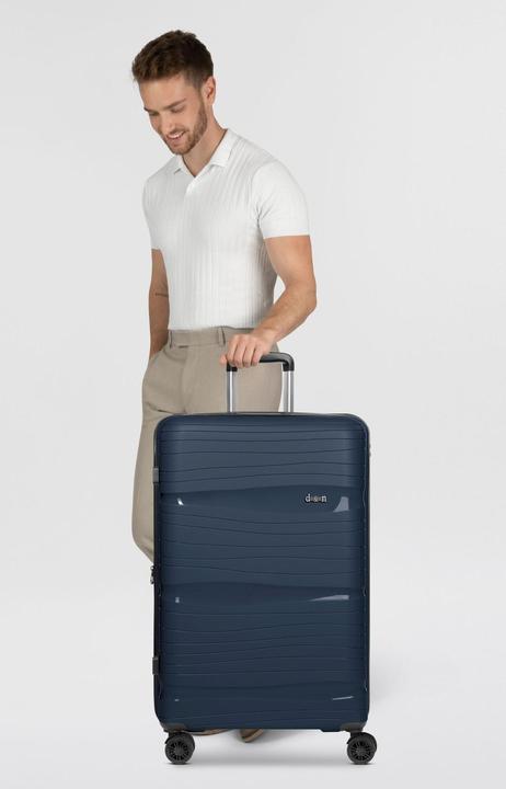 Produktbild D&N Travel Line 4300-Plus 4 Rollen Trolley L 76 cm mit Dehnfalte (96 l)