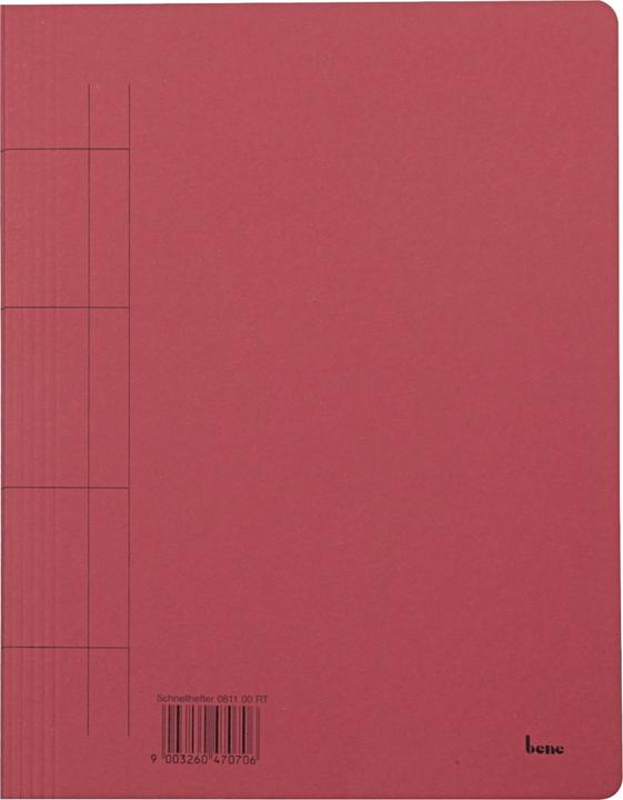 Produktbild Bene 25 Schnellhefter Karton rot DIN A4 (A4, 1x)