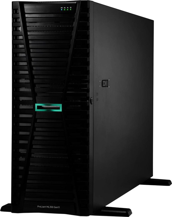Produktbild HPE ProLiant ML350 Gen11 4410Y 12-core 1P -R MR408i-o 8SFF RPS Server (Intel Xeon Silver 4410Y, 32 GB, Tower Server)