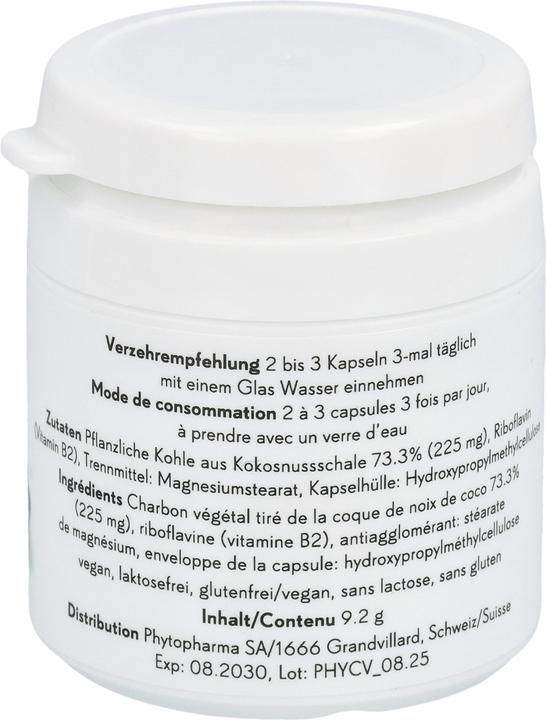 Actual product image Phytopharma Coal caps (30 pcs., Capsules, 30 g)
