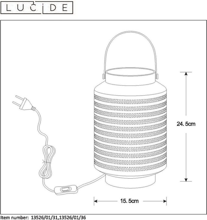 Image du produit Lucide Jamila (E14)