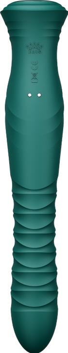 Produktbild Zalo Rabbit-Vibrator mit Stossfunktion – Grün