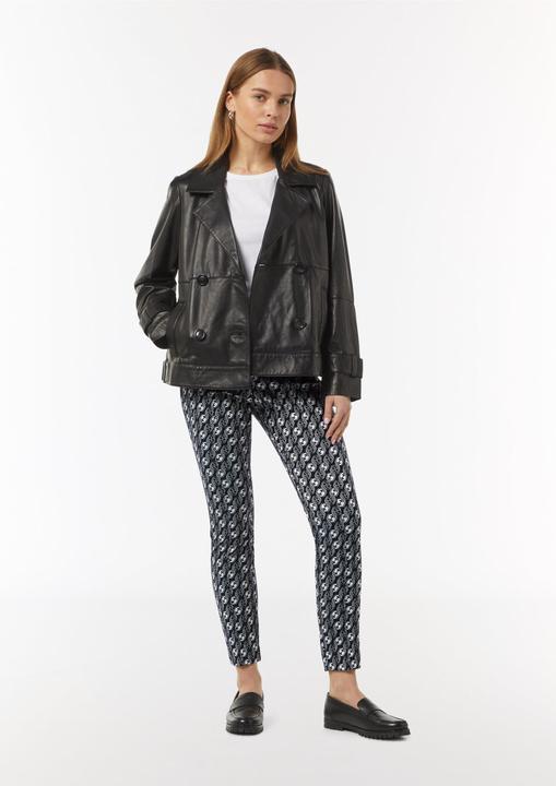 Actual product image Comma Hose Elastische Schlupfhose mit Icon-Print (34)