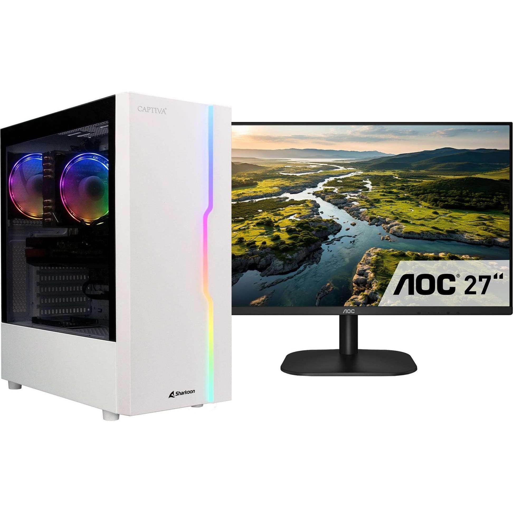Captiva Power Starter R78-391 TFT Bundle Ryzen 5 Radeon Graphics (AMD Ryzen 5 5600G, 16 GB, 500 GB, AMD Radeon Graphics)...