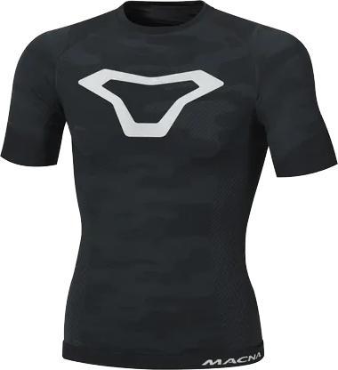 Produktbild Macna BASE LAYER COOL Unterziehshirt schw.-grau-silber S-M (S, M)