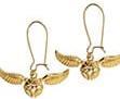 Actual product image Cinereplicas Harry Potter Earrings Golden Snitch (Brass, Zinc alloy)