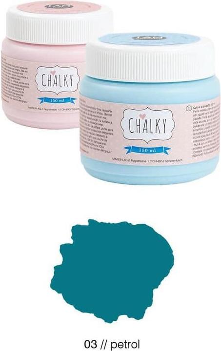 Image du produit I Am Creative Peinture à la craie (Petrol, 150 ml)