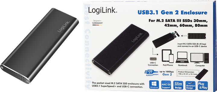 Actual product image LogiLink UA0314 (M.2, M.2 2230, M.2 2242, M.2 2260)