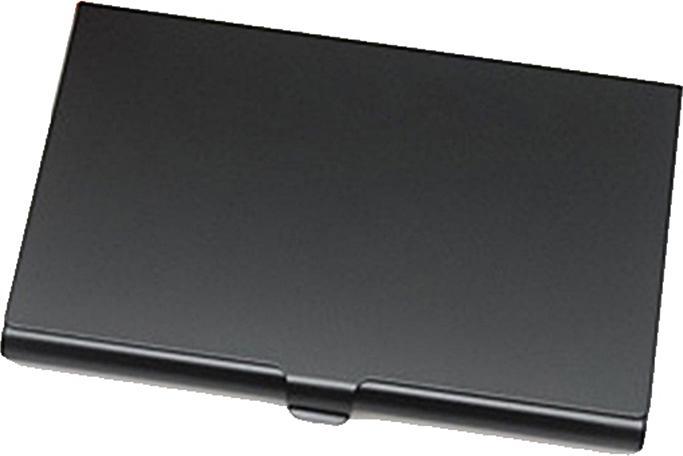 Produktbild Swala Visitenkartenetui Metall Schwarz Matt