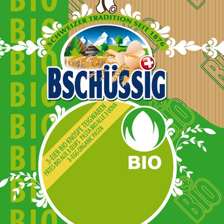 Image du produit Bschüssig Pâtes alimentaires Bio Knospe Hörnli grossier 3oeufs 500 g (510 g)