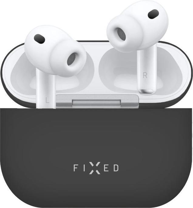 Immagine prodotto Fixed Ultradünne Silikonhülle für Apple Airpods Pro 3, schwarz (Manicotto per cuffie)