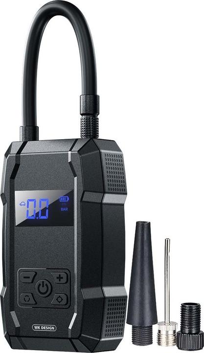 Actual product image Wekome Pi801 – Tragbare elektrische Autopumpe + Powerbank 2000 mAh (Schwarz)