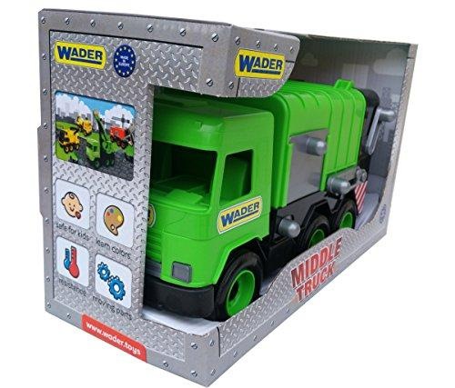 Produktbild New Ray Green Middle Truck Müllwagen im Karton