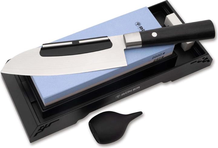 Actual product image Böker Combi Waterstone Sharpening Station 240/2000