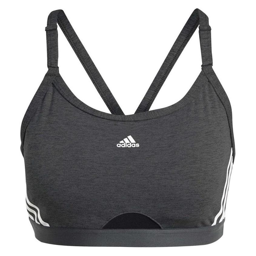 Adidas, Sportbeha, Dames Aer Ls 3 Strepen (L), Grijs