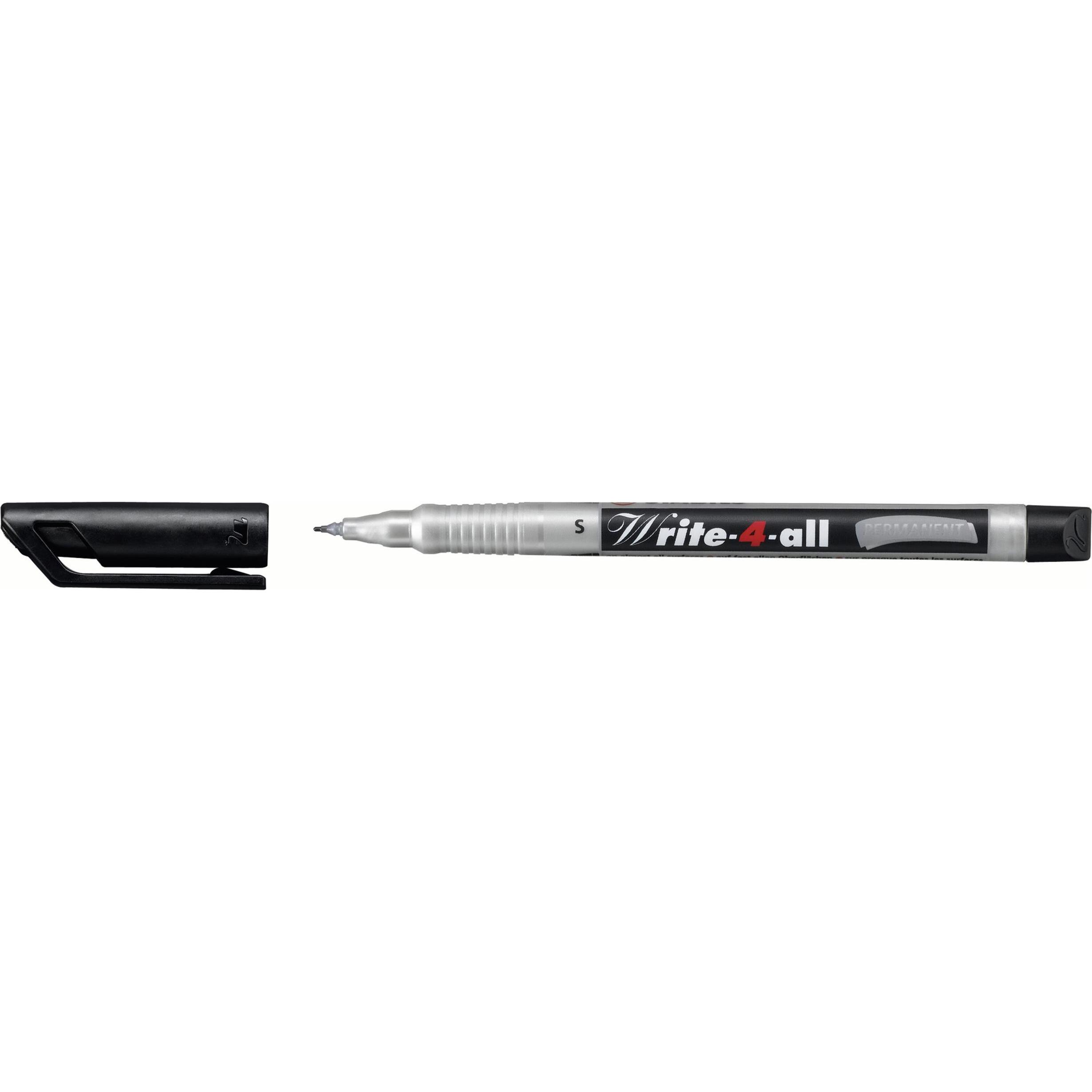 Thumbnail - STABILO, Marker, Write-4-all Permanent-Marker (Schwarz, 0.40 mm, 1 x)
