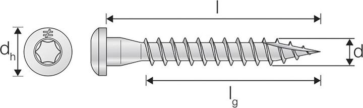 Produktbild Simpson Sst Schrauben (250 Schrauben pro Stück)