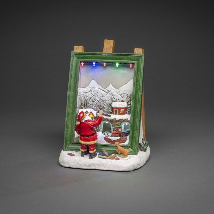 Immagine prodotto Konstsmide Calendario dei paesaggi a LED Babbo Natale