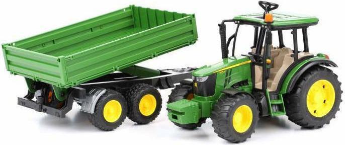Produktbild Bruder BR John Deere 5115 M mit Bordwandanhänger