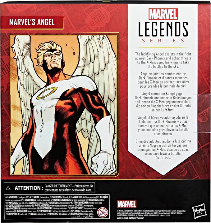 Produktbild Hasbro X-Men Comics Marvel Legends Series Deluxe Actionfigur Marvel's Angel 15 cm