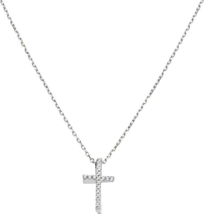 Produktbild Amen Cross Halskette (925 Sterling Silber, 40 cm)