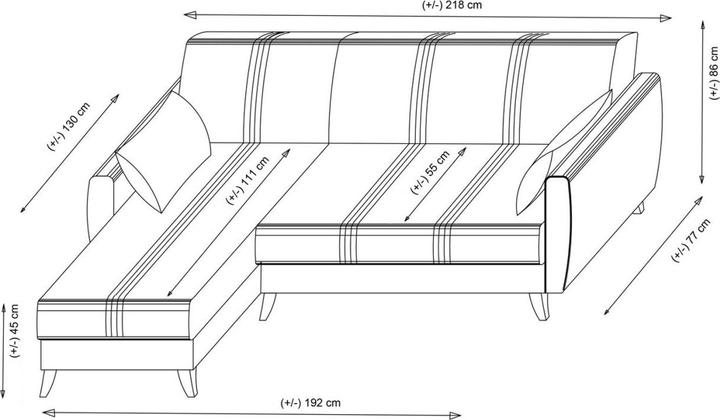 Actual product image Atelier del Sofa Martin (Corner sofa)