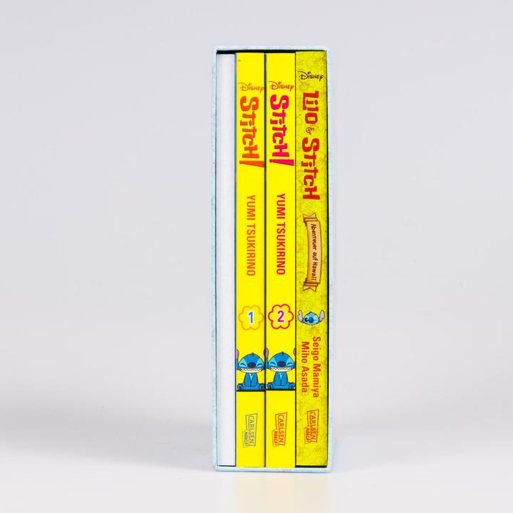 Productafbeelding Stitch: Stitch! Schuber (Miho Asada, Seigo Mamiya, Tony Toshimitsu Tran, Yumi Tsukirino, Duits)