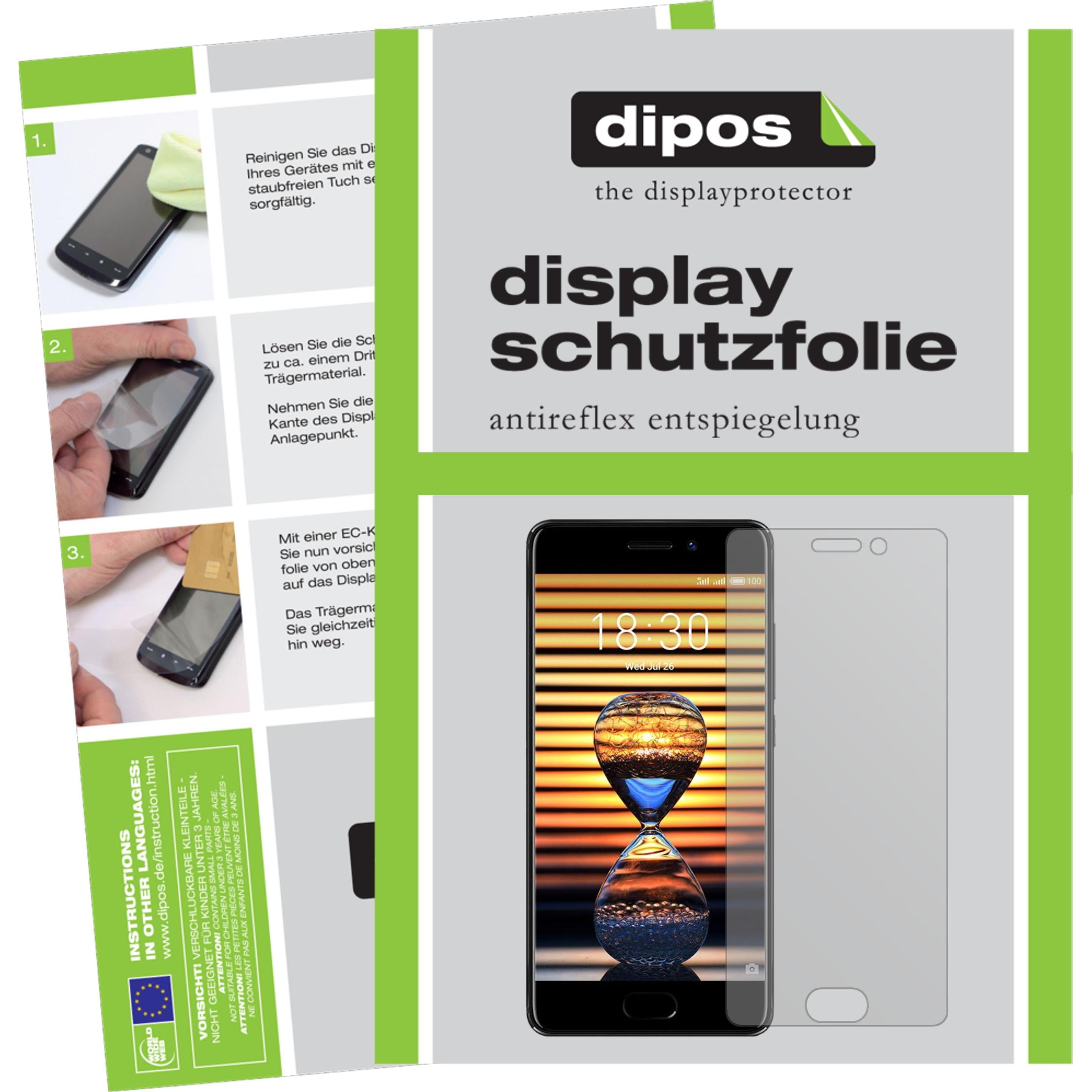 Thumbnail - Dipos Displayschutzfolie Antireflex (6 Stück, Meizu Pro 7 Plus), Smartphone Schutzfolie, Transparent
