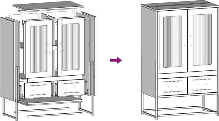 Produktbild vidaXL Highboard