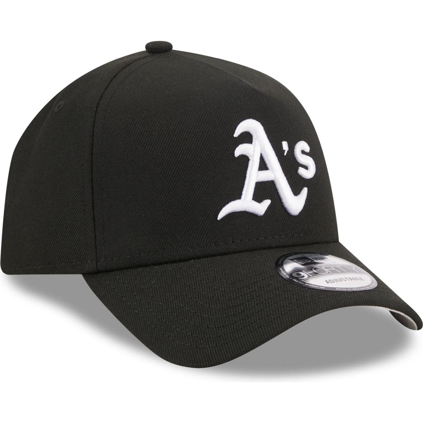 New Era, Herren, Cap, 9Forty A-Frame Cap - Oakland Athletics schwarz, Schwarz, (One Size)