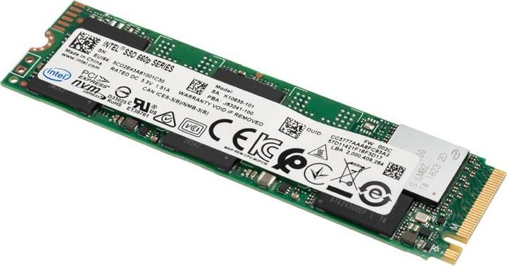 Actual product image Intel 660p - Retail (1000 GB, M.2 2280)
