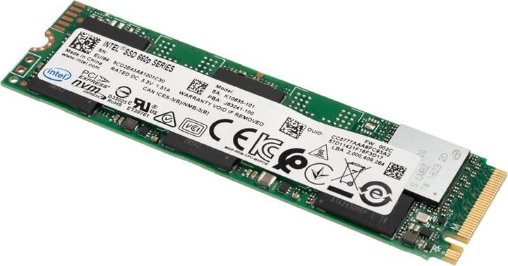 Actual product image Intel 660p - Retail (1000 GB, M.2 2280)