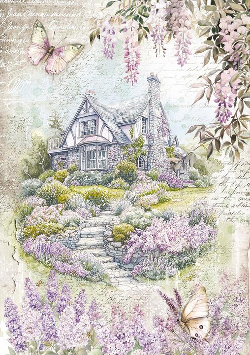 Produktbild Ciao Bella Motiv-Strohseiden Sortiment "Secret Garden", DIN A5, 8er-Set (8 x)