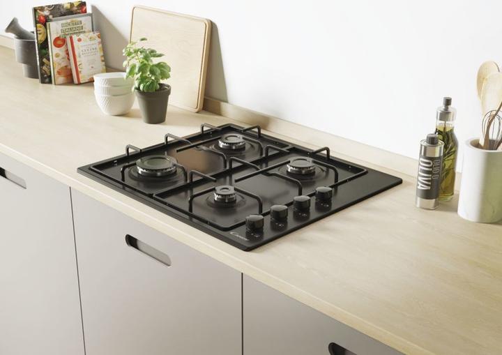 Immagine prodotto Candy CHW6LBB Piano cottura a gas integrato 4 Zone (59.50 cm, Piano cottura a gas)
