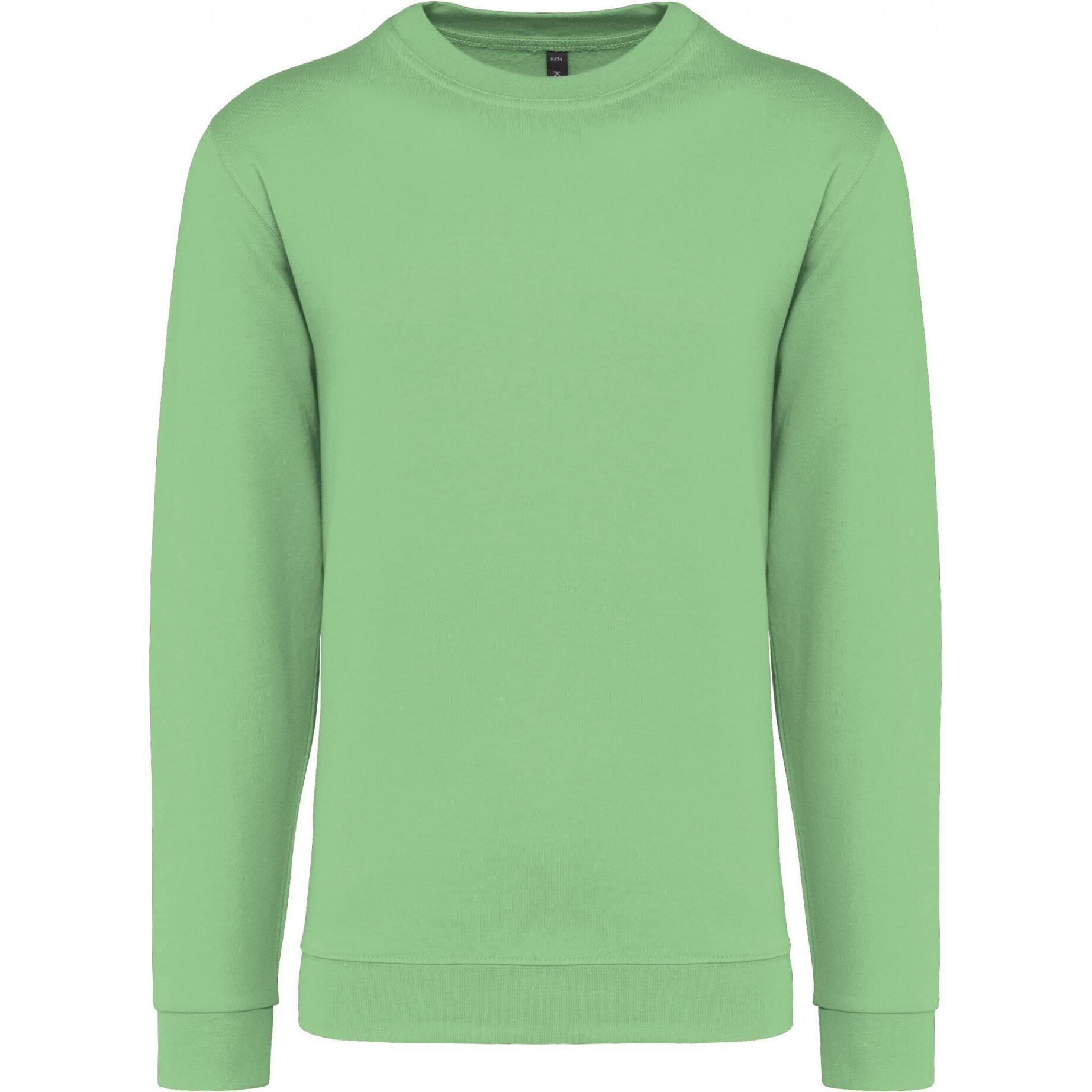 Kariban, Pullover, Sweatshirt mit Rundhalsausschnitt, Grün, (3XL)