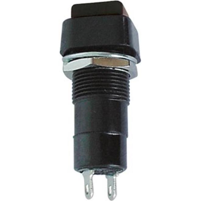 Thumbnail - Velleman R18-23A - DRUCKSCHALTER - 1P AUS-EIN - SCHWARZE SCHUTZKAPPE - 3 A / 125 V, Taster + Schalter, Schwarz