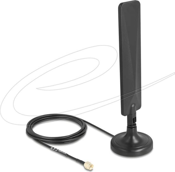 Immagine prodotto Delock 5G LTE Antenne SMA Stecker 3 dBi omnidirektional mit (5G)