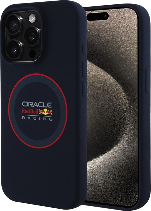 Immagine prodotto Red Bull Custodia in silicone per Apple iPhone 15 Pro - navy (Apple iPhone 15 Pro)
