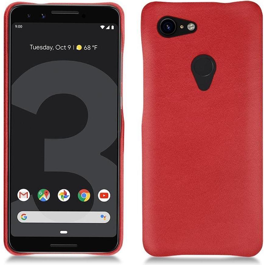 Noreve Lederschutzhülle (Google Pixel 3), Smartphone Hülle, Rot