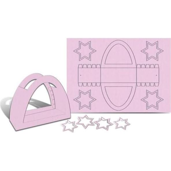 Ursus Laternenpackung Rundbogen rosa VE=25 Stück