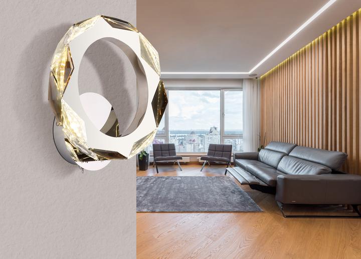 Produktbild Globo Wandleuchte Metall Verchromt, 1xled (900 lm)