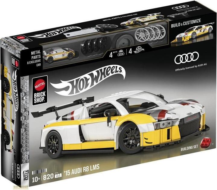 Produktbild Mattel Brick Shop Hot Wheels Elite Audi R8