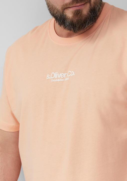 Produktbild S.Oliver T-Shirt T-Shirt aus Baumwolle mit Logo-Print (XXL)